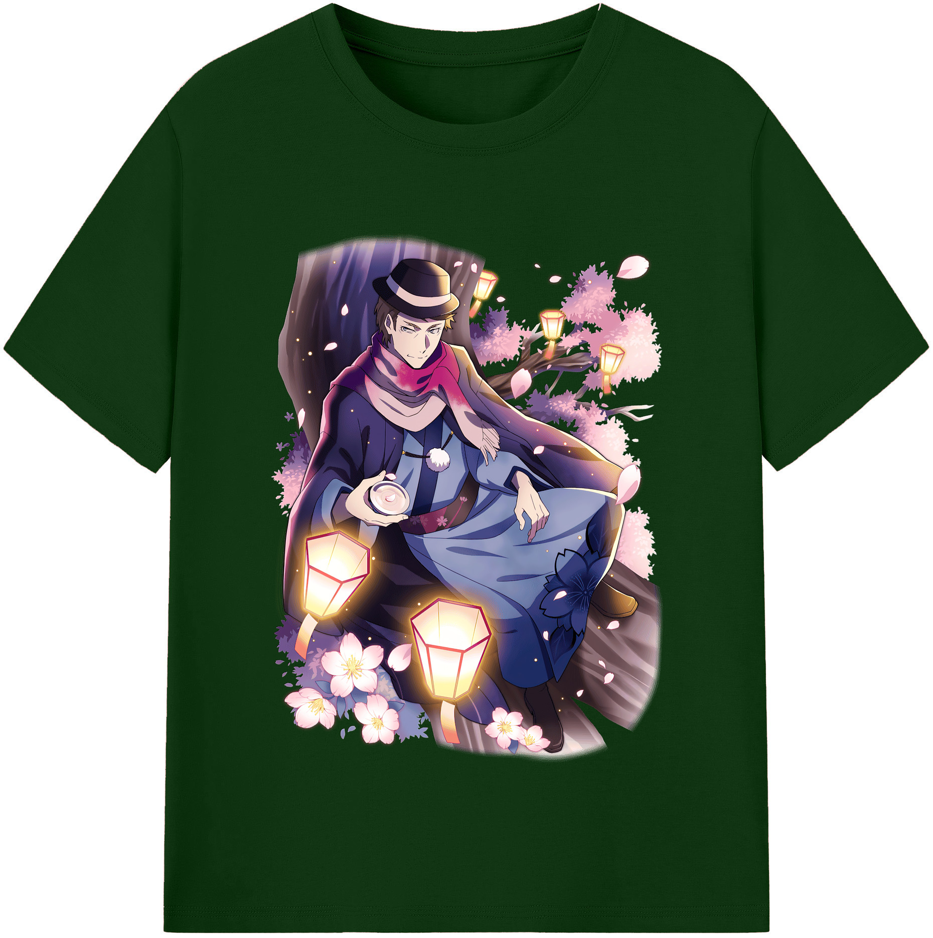 （画像用） 文豪ストレイドッグス Bungo Stray Dogs 綿100％半袖Tシャツ（フロントプリント）